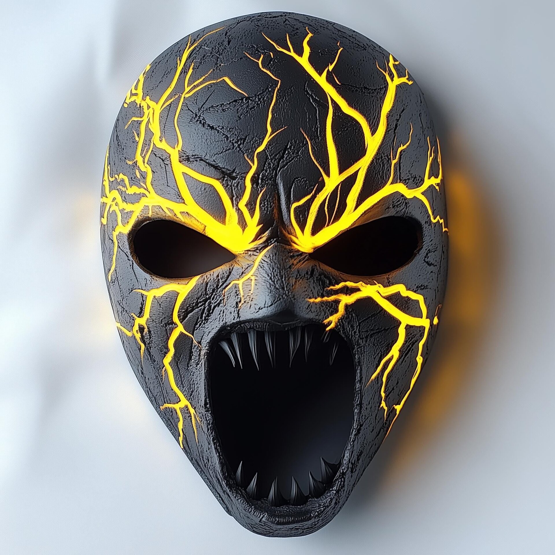 3D-gedruckte Blitzdämon-Horror-Maske