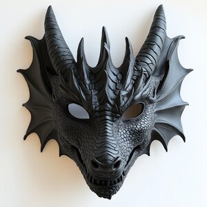 3D-gedruckte Drachenmaske | Fantasy-Cosplay-Accessoire