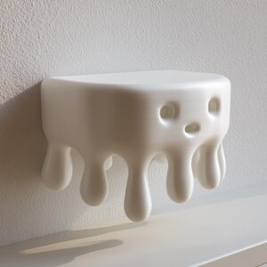 3D-gedrucktes Tropf-Blob-Wandregal