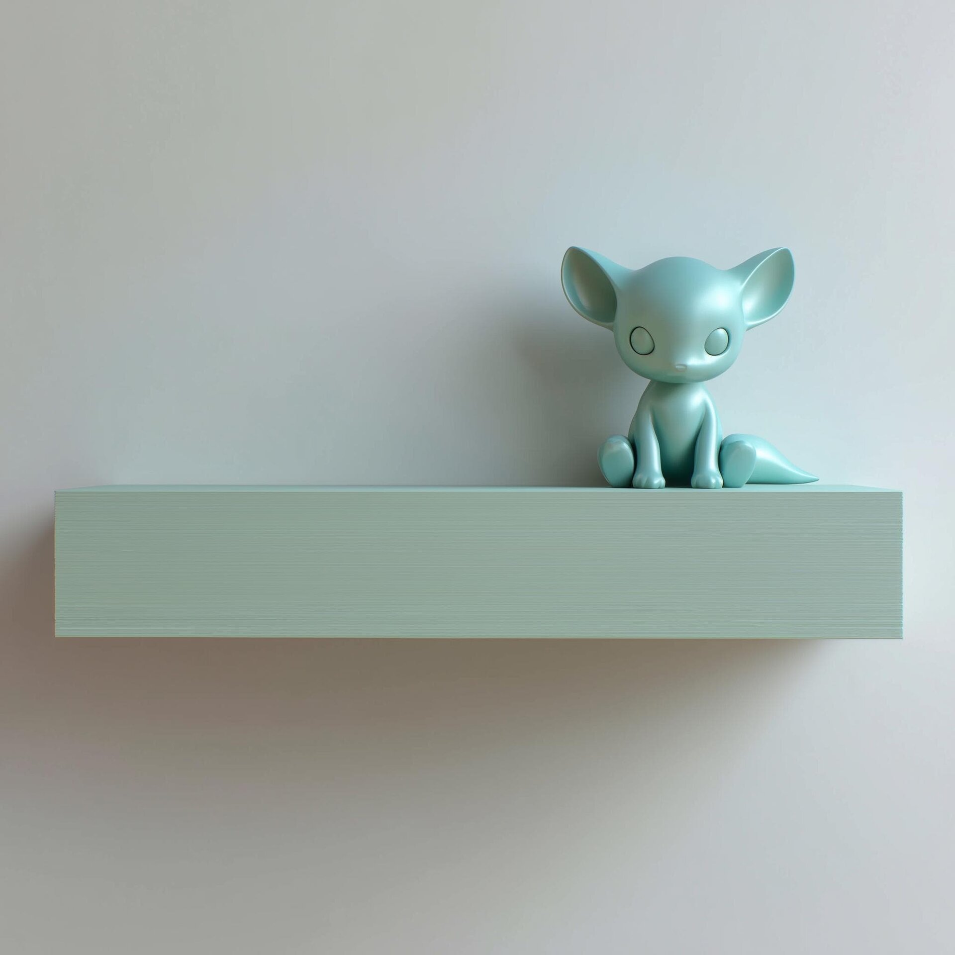 3D-gedrucktes Fantasy-Fuchs-Wandregal