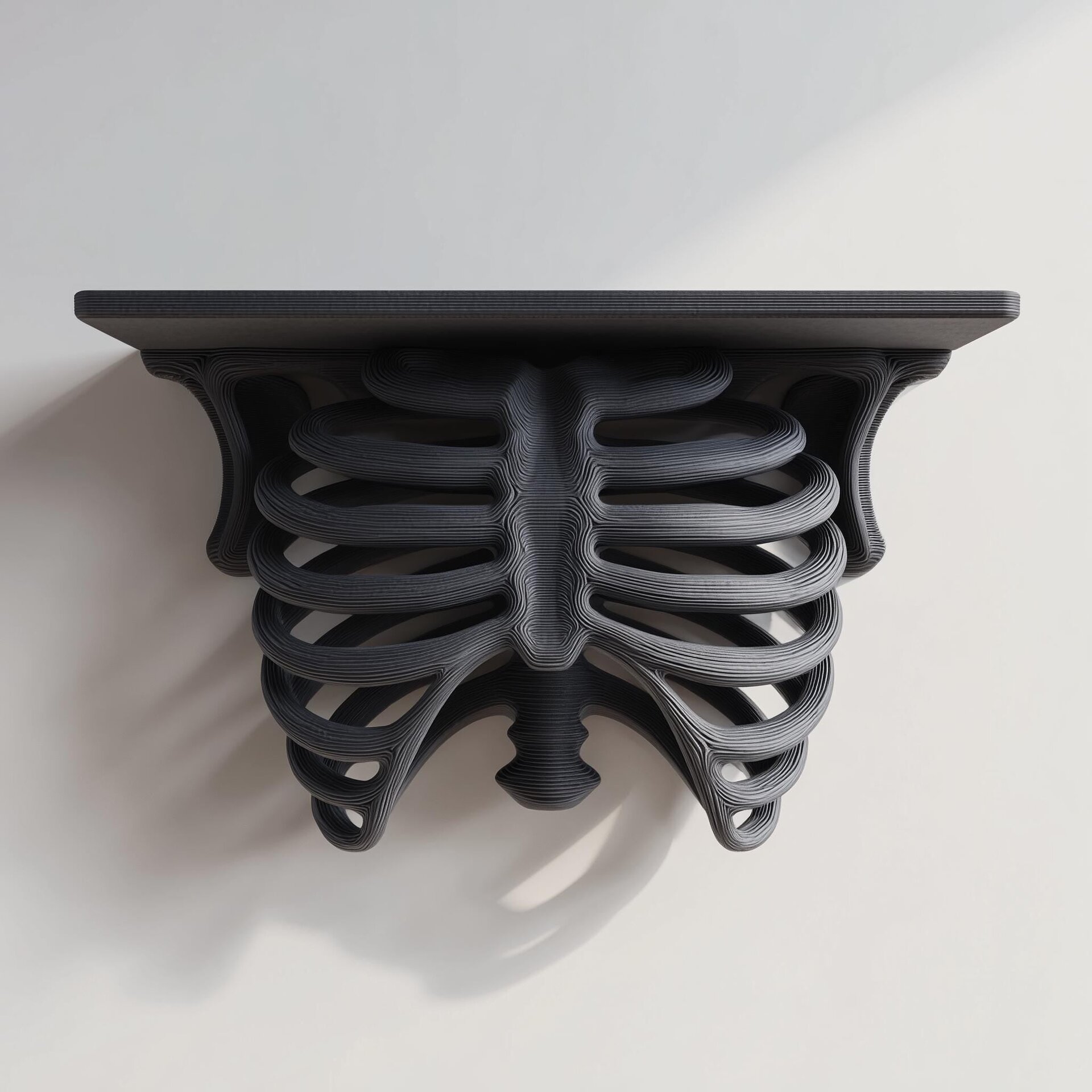 3D-gedrucktes Brustkorb-Wandregal