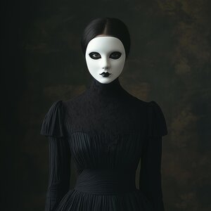 3D-gedruckte viktorianische Phantommaske
