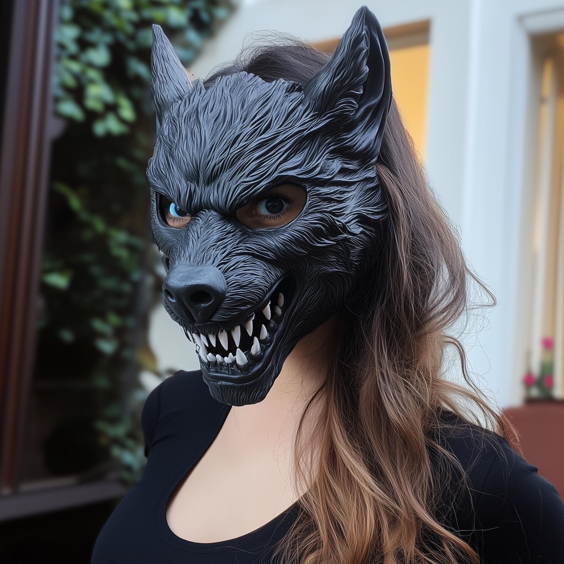 3D-gedruckte Werwolf-Cosplaymaske