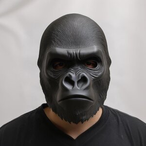 3D-gedruckte Gorilla-Kostümmaske