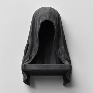 3D-gedrucktes Sensenmann-Wandregal