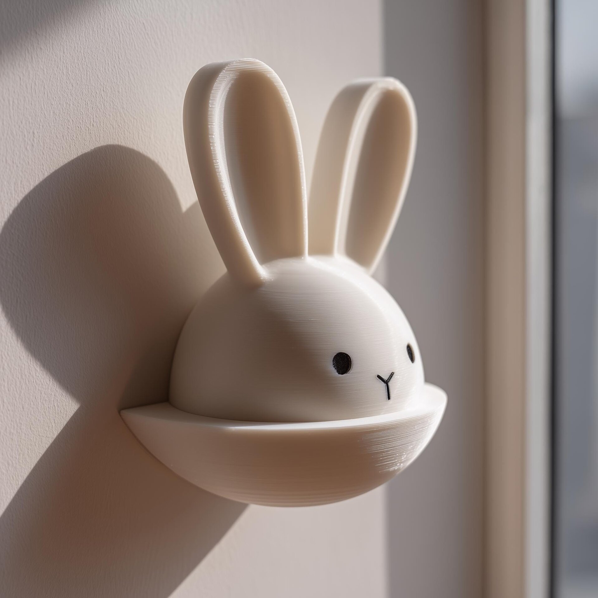 3D-gedruckte Hasen-Wandtasche