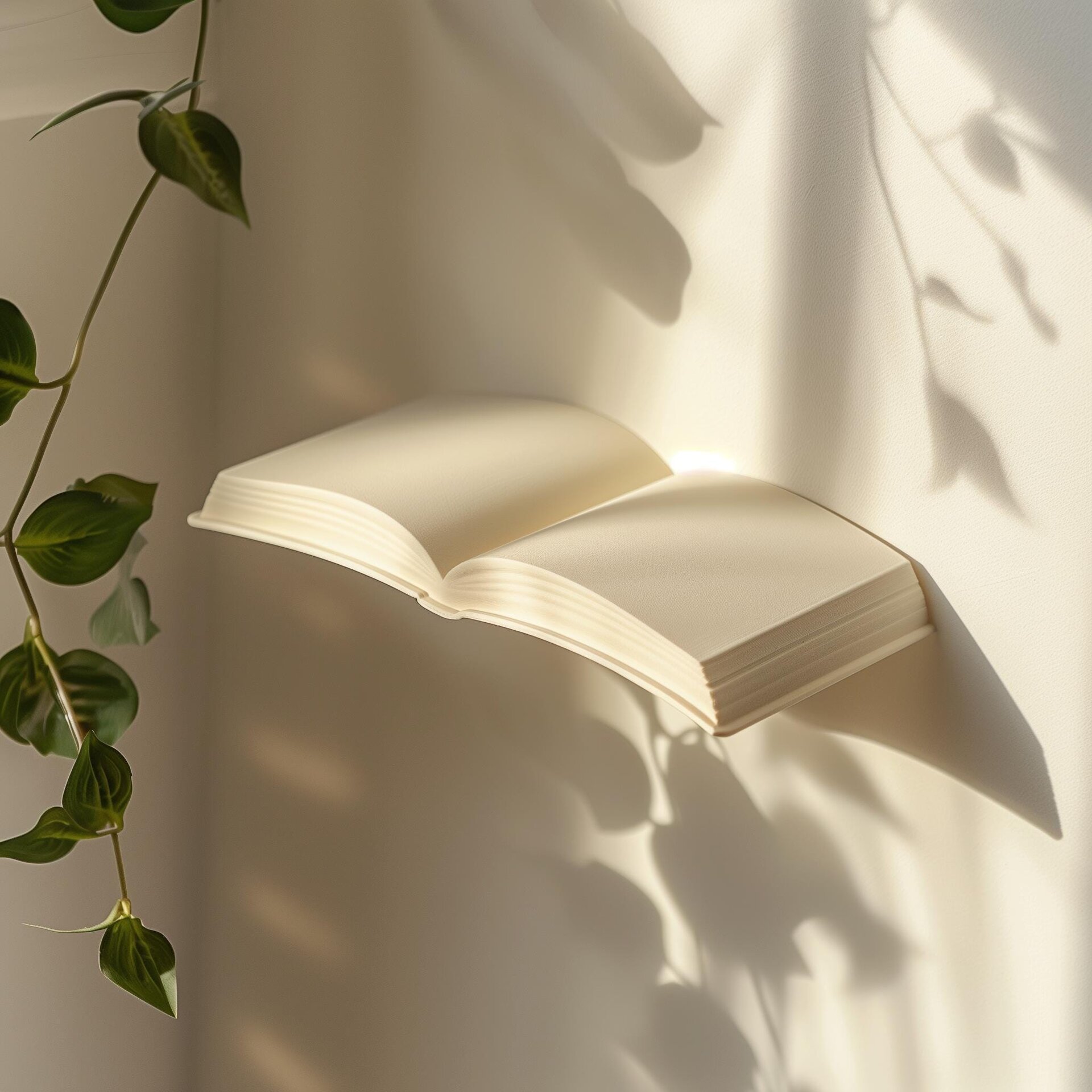 3D-gedrucktes Buch-Wandregal