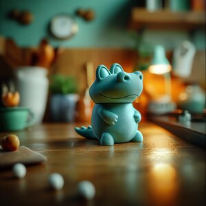 Alligator-Gedenkurne mit Deckel | 3D-gedrucktes Erinnerungsstück
