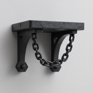 3D-gedrucktes Gothic-Ketten-Stützregal