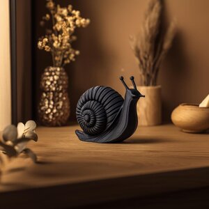 3D-gedruckte Spiralschnecken-Skulptur