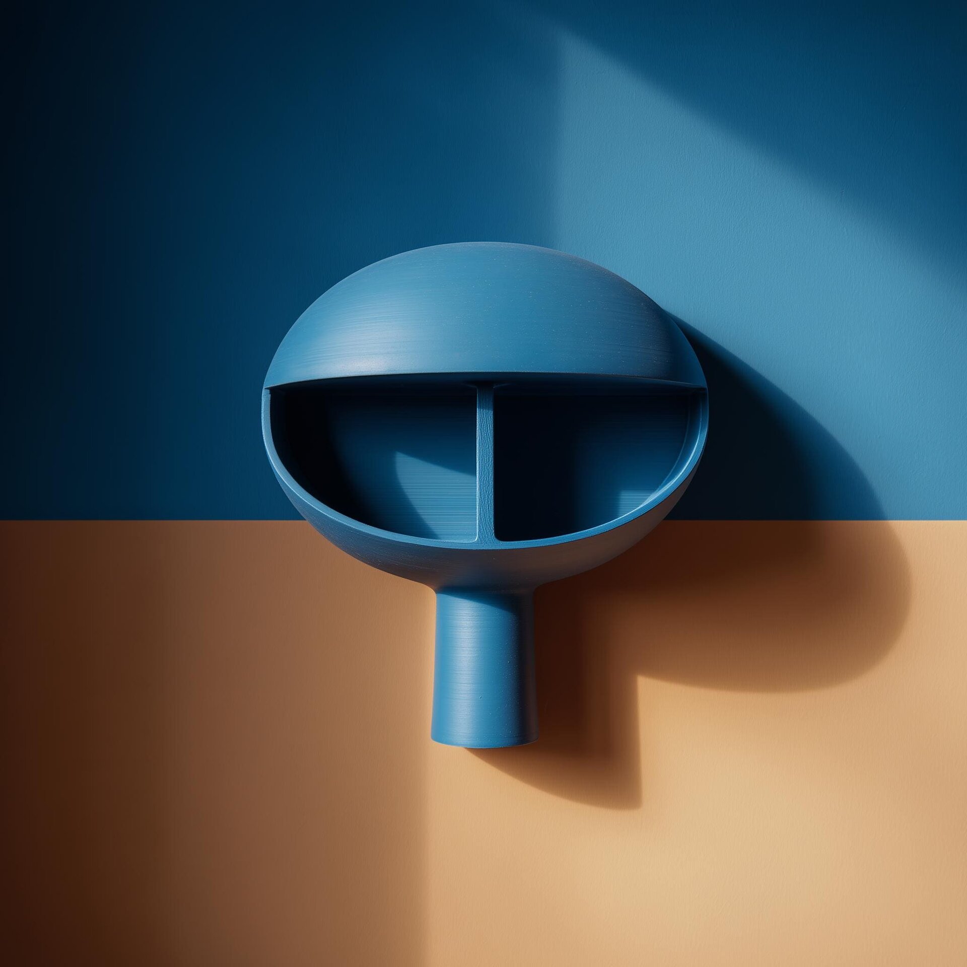 3D-gedrucktes Kuppelnischen-Wandregal | Zwei Ausstellungsfächer