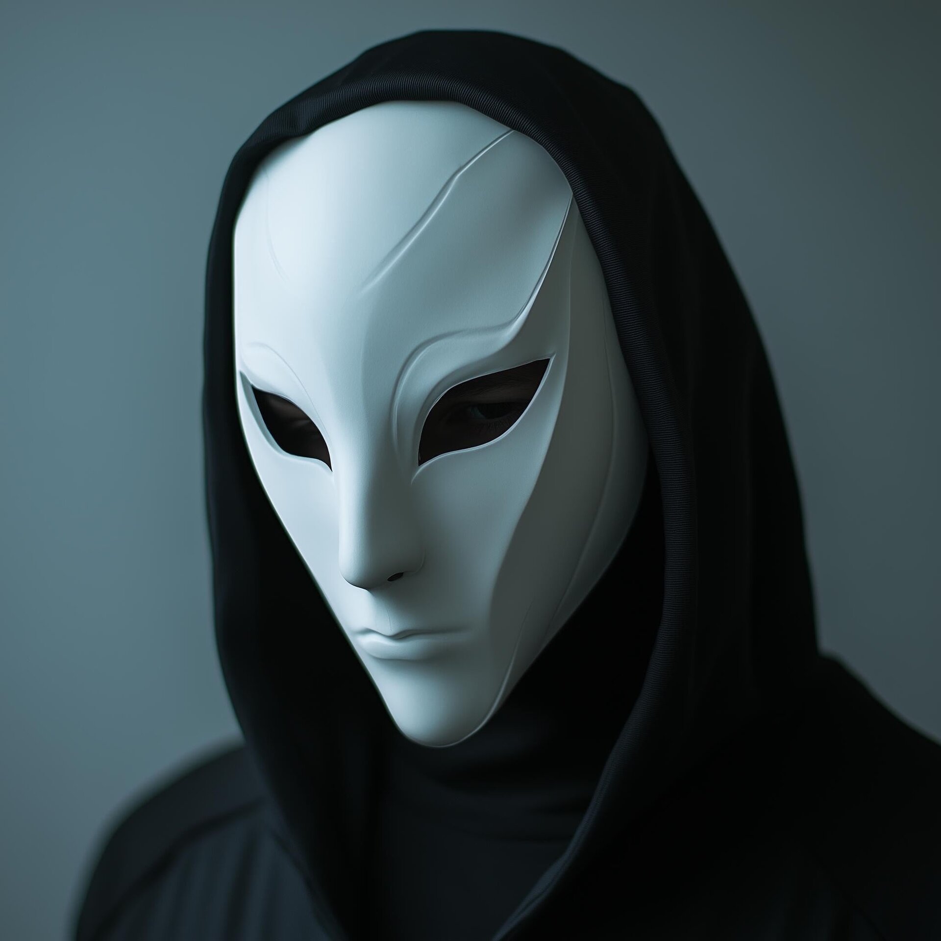 3D-gedruckte Phantom-Assassin-Maske | Sci-Fi-Kostümrequisite