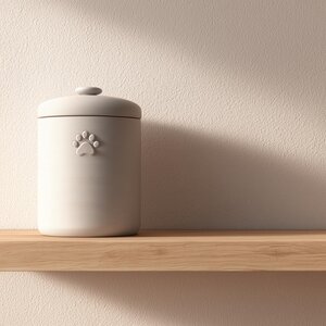Minimalistische Haustier-Gedenkurne | 3D-gedrucktes Pfotendesign