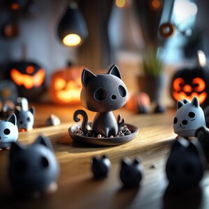 3D-gedruckter Katzen-Schmuckorganizer | Ring- und Ohrring-Tablett