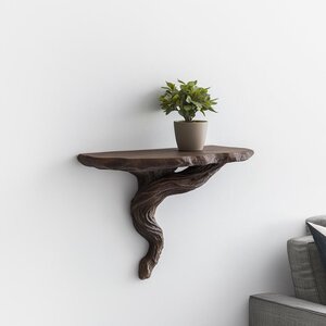 3D-gedrucktes Wandregal in verdrehter Wurzelform