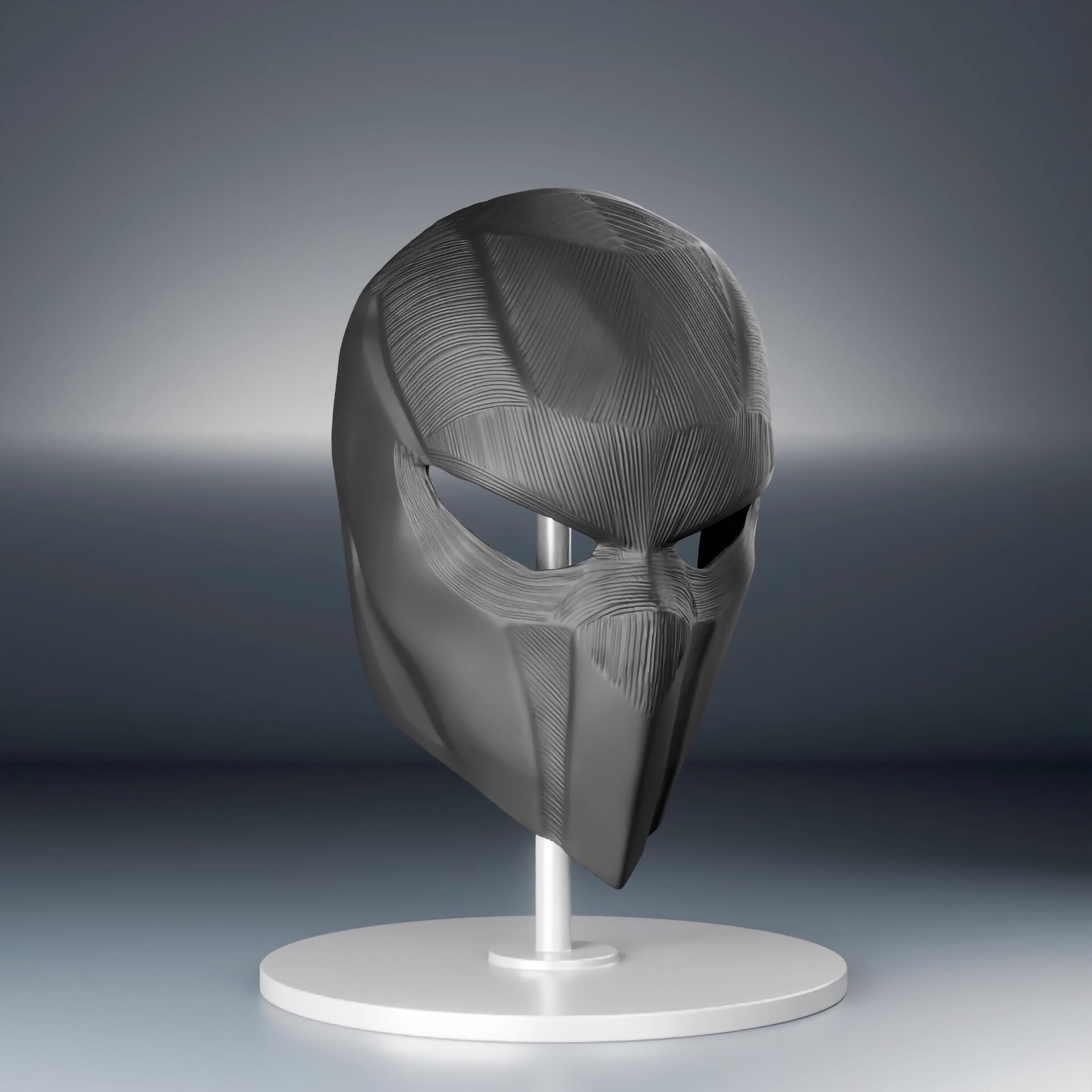 3D-gedruckte futuristische taktische Gesichtsmaske
