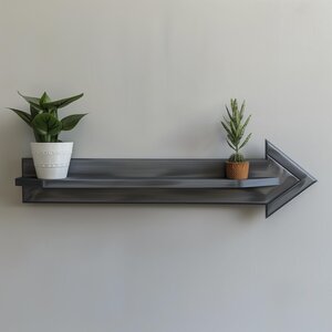3D-gedrucktes Richtungspfeil-Wandregal