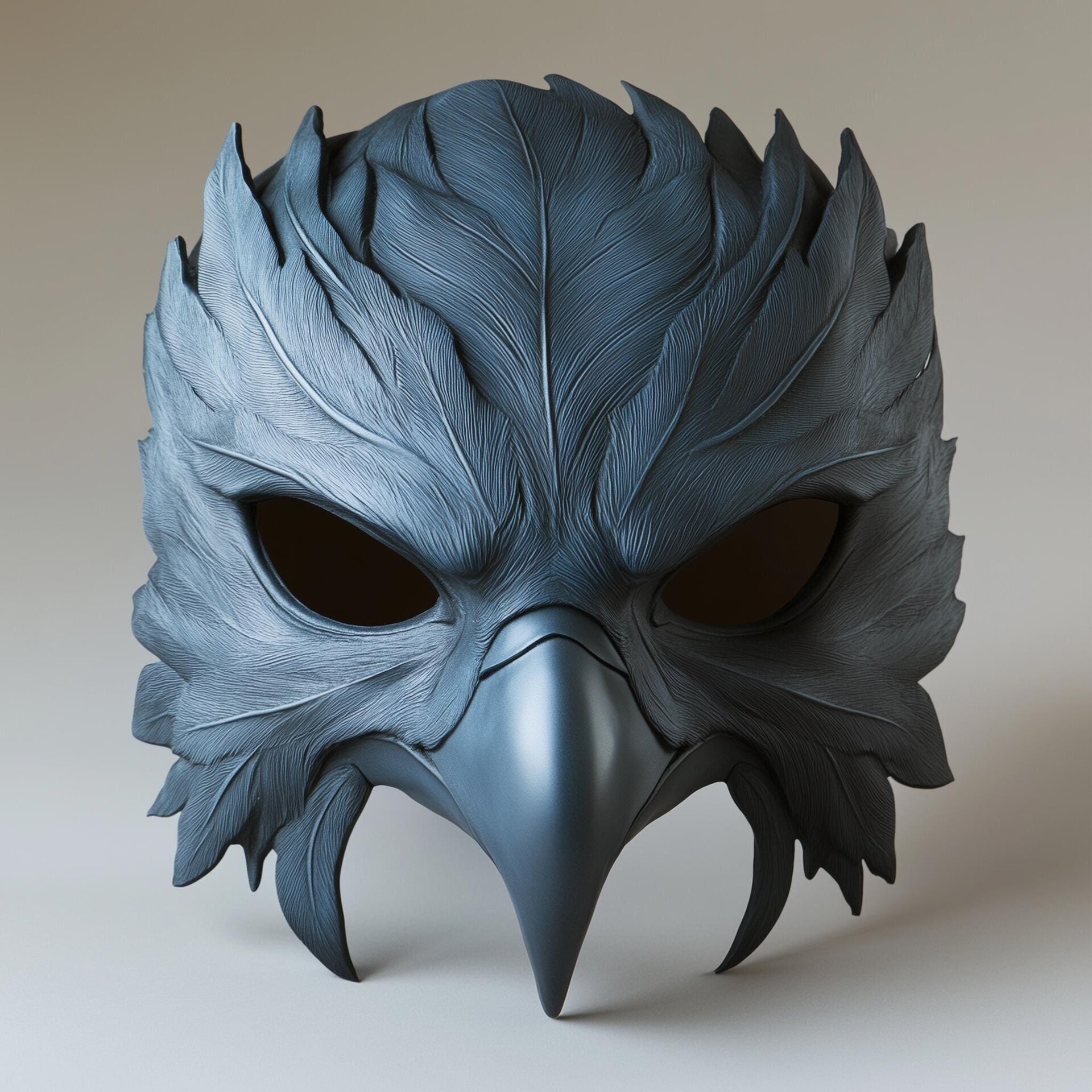 3D-gedruckte Gothic-Rabenschnabelmaske