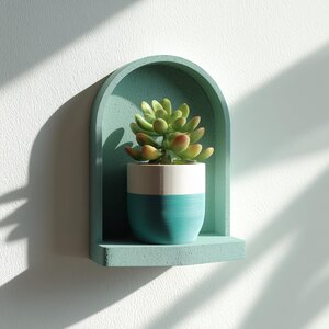 3D-gedrucktes Meditationsaltar-Wandregal