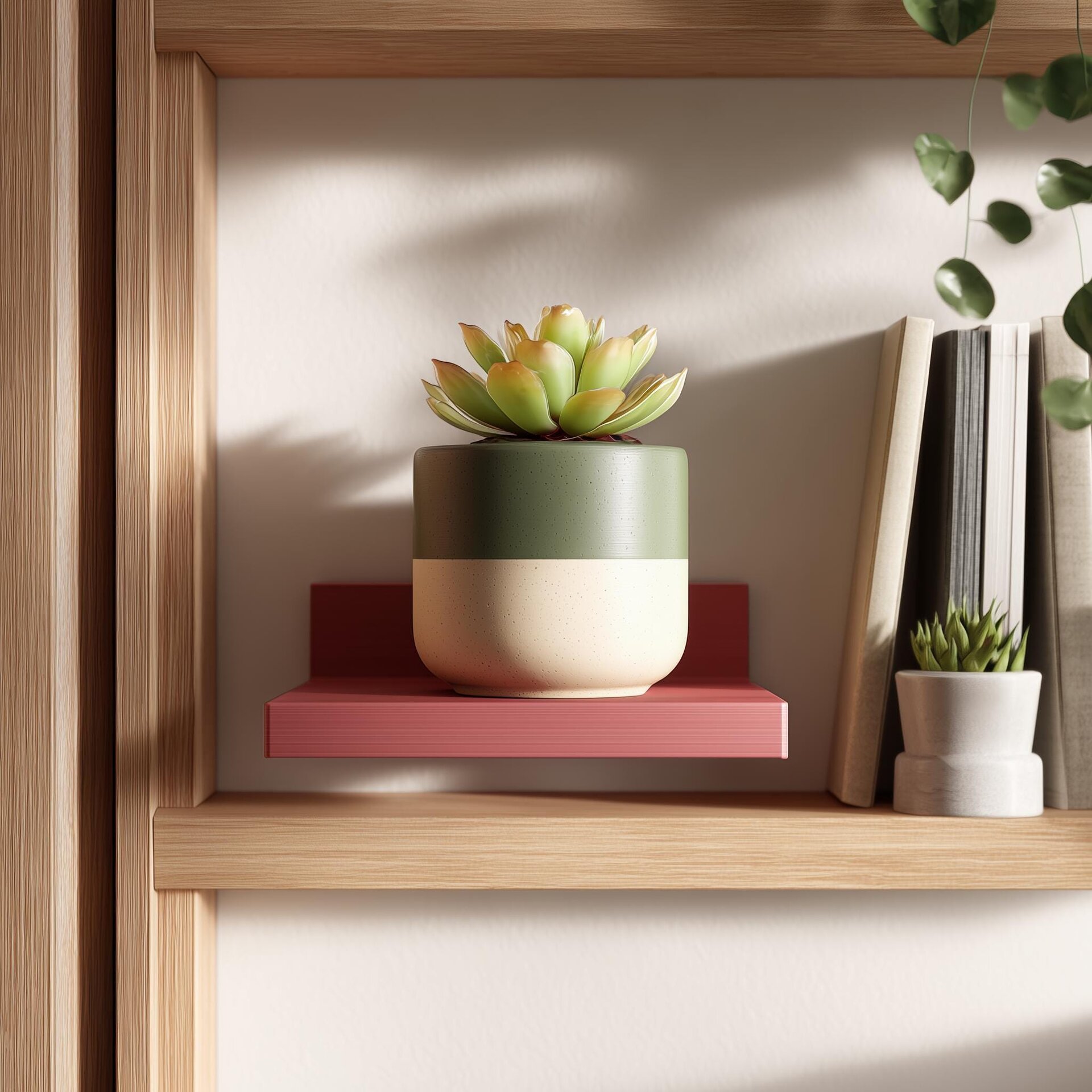 3D-gedrucktes Minimal-Display-Wandregal