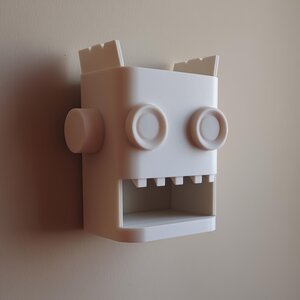 3D-gedruckter Roboter-Wandorganizer