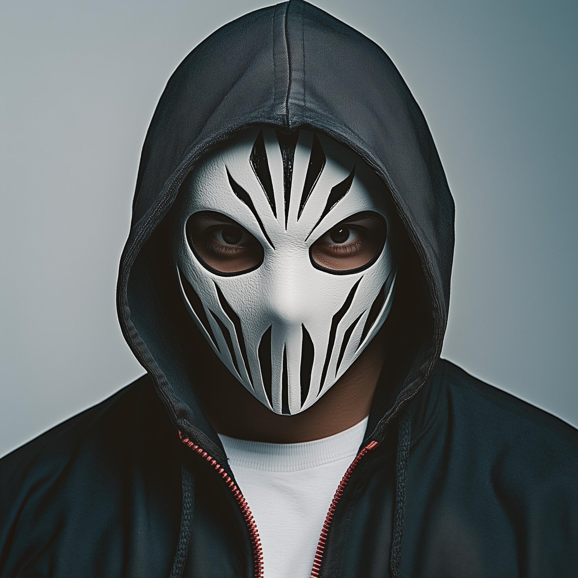 3D-gedruckte Totenkopf-Assassin-Maske | Cyberpunk-Kostümrequisite