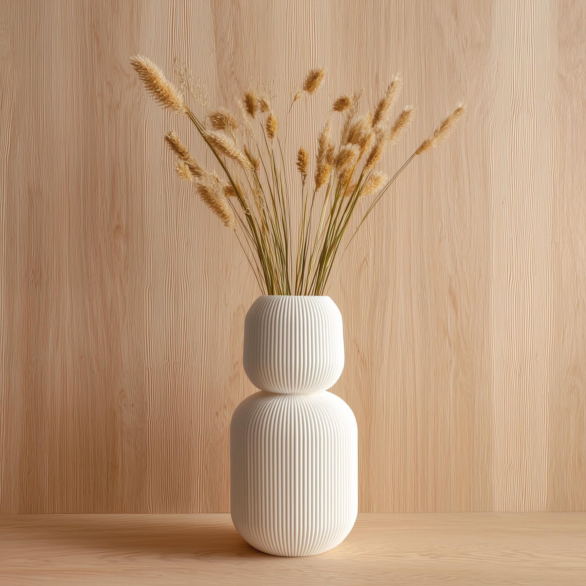 3D-gedruckte gestapelte geometrische Vase