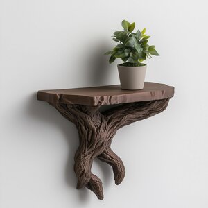 3D-gedrucktes Baumast-Wandregal